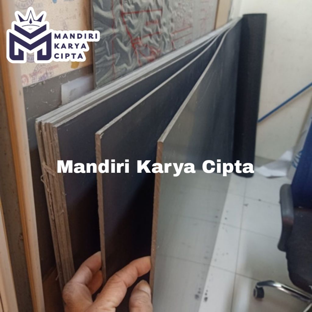 Plat PVC Grey Abu Lembaran 3mm x 1220 x 2440 ( PVC  Abu Lembaran )