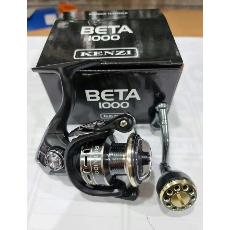 KENZI BETA Reel Pancing 1000 2000 REEL KENZI Reel Muara/Sungai/Laut Reel Power Handle Alumunium Knob