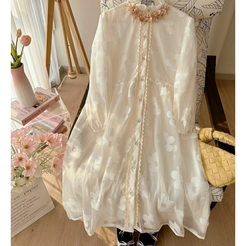 preloved midi gaura raya big sunflower/Preloved Haidee Orlin/Preloved Tunik/Haidee&Orlin/HaideeOrlin