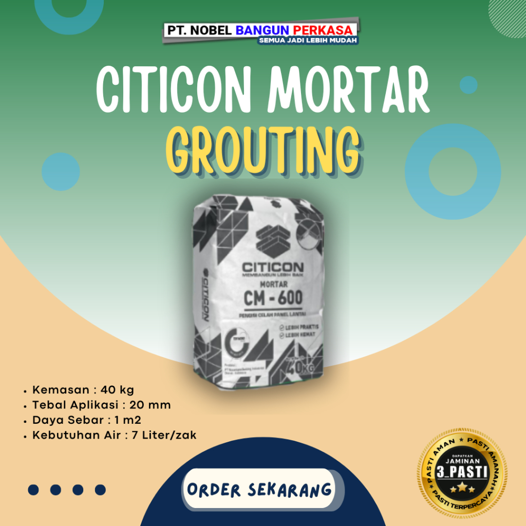 Semen Mortar Citicon Grouting 40kg "CM 600"