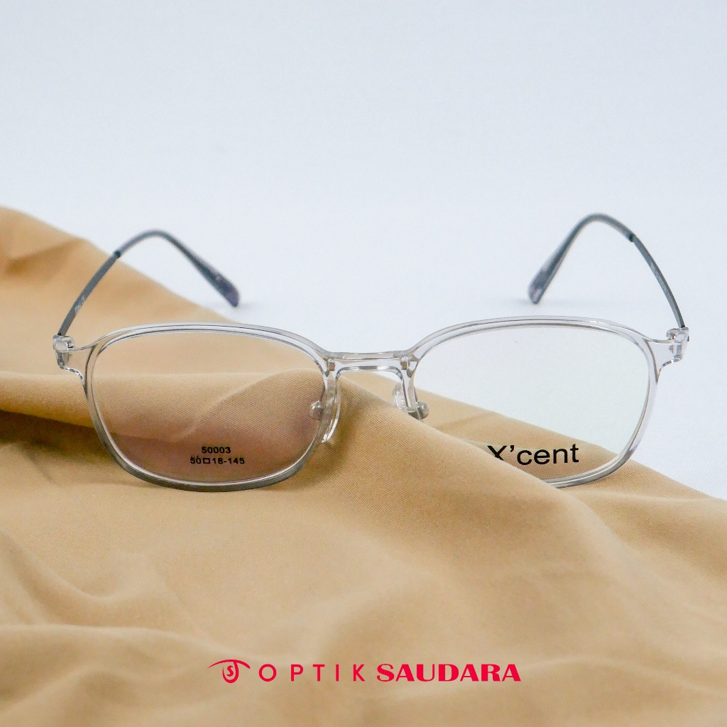 Optik Saudara - Frame Xcent - Kacamata Unisex Modern Style Fashionable F XC50003 C2 50