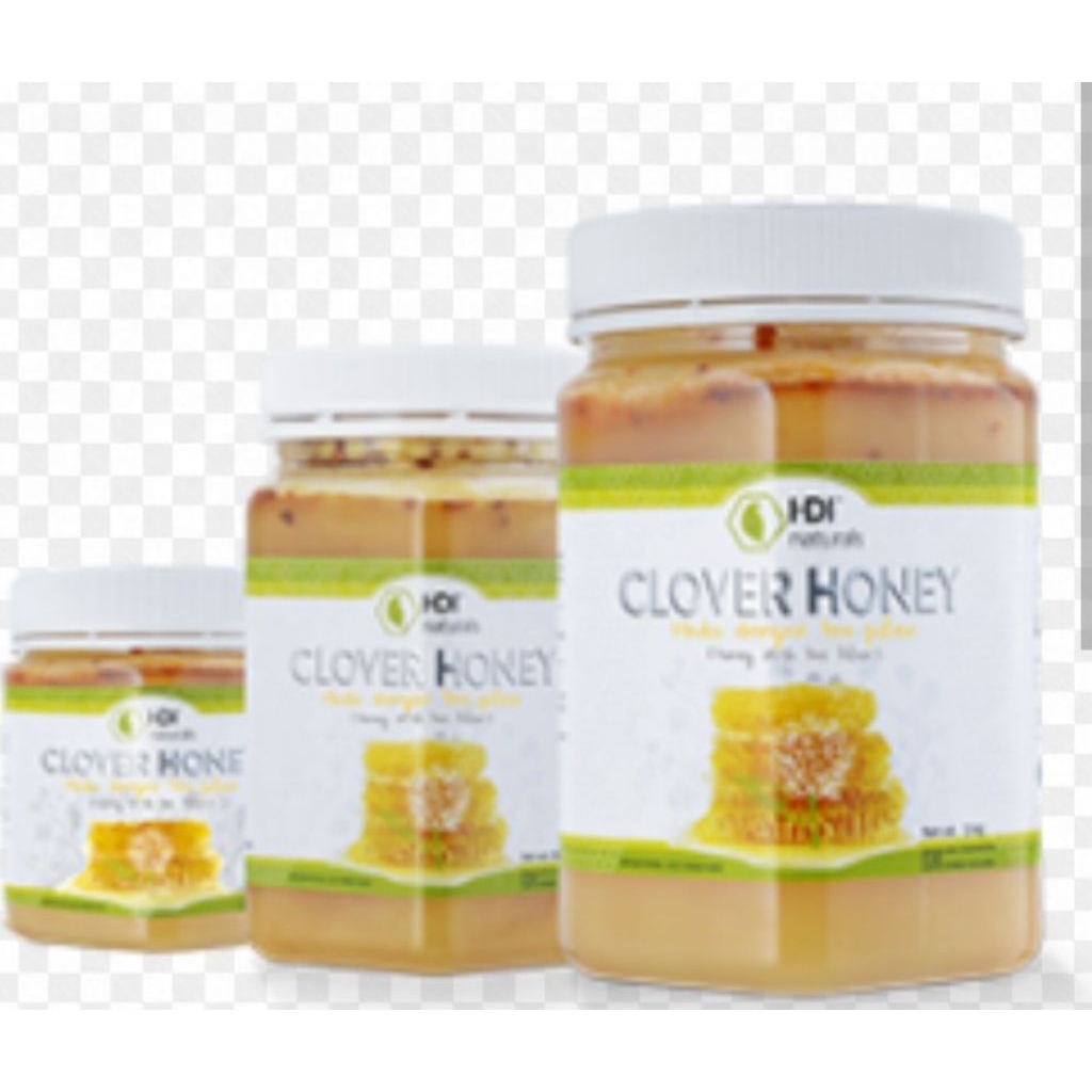 

madu clover honey 1kg,500gr,250gr ori segel 2028 free sendok kayu