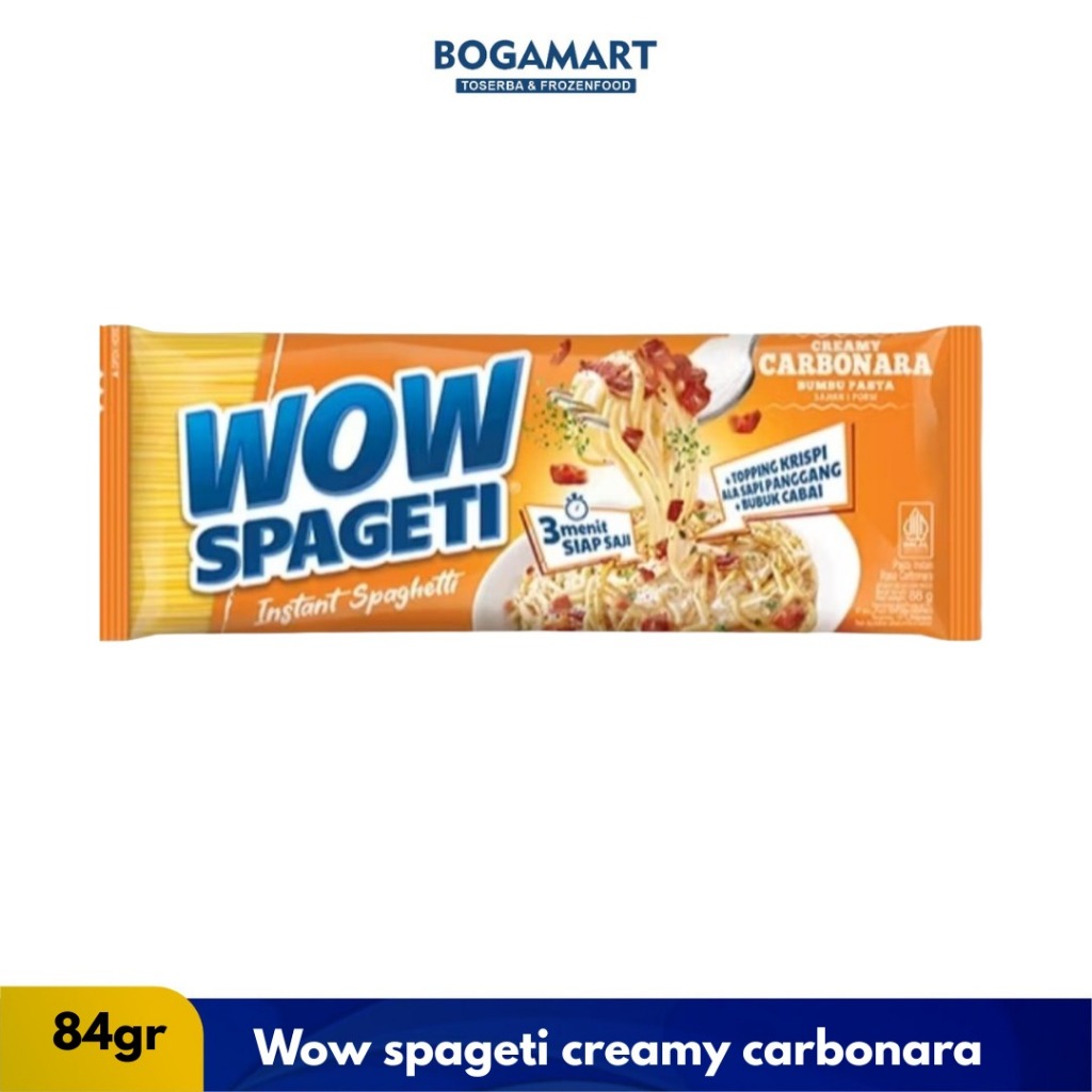 

Wow Spageti Creamy Carbonara 84gr 1pcs