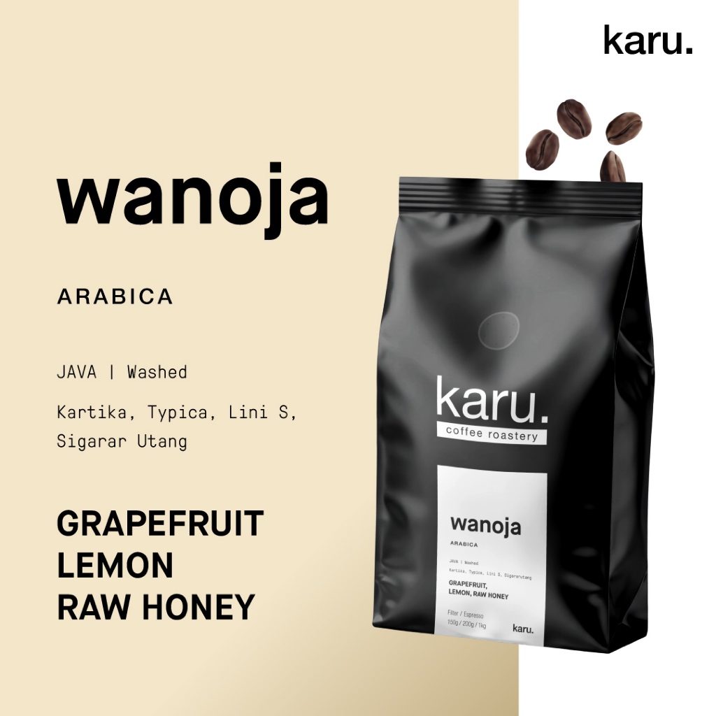 

Biji Kopi Java Wanoja Full Washed 500 gram