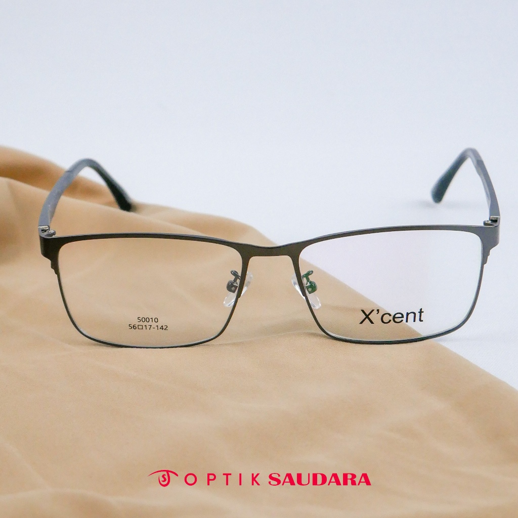 Optik Saudara - Frame Xcent - Kacamata Pria Square Style Modern F XC50010 C2 56