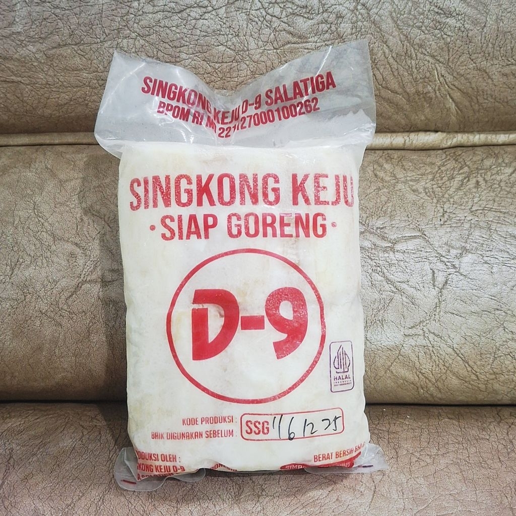

Singkong Keju D-9 Salatiga Siap Goreng 650 gr (Pohung Keju/Cassava Frozen)