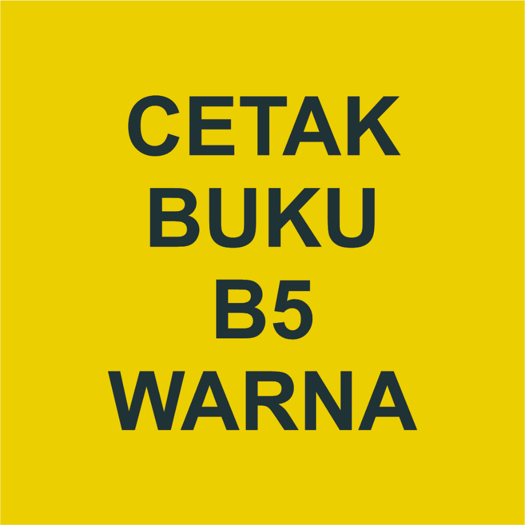 

CETAK BUKU B5 WARNA 3 JUDUL