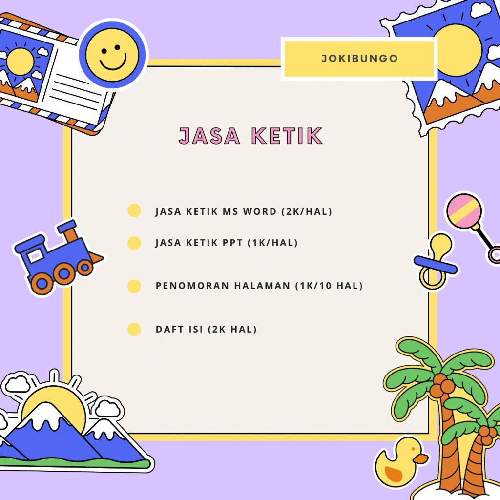Jasa Ketik Word dan PPT