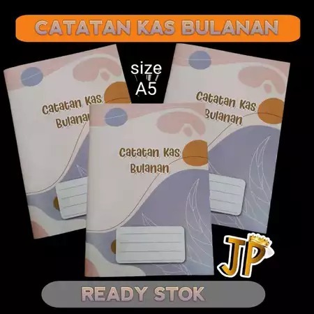 

BUKU CATATAN KAS BULANAN CANTIK & MURAH | A5 | -SIAP KIRIM READY STOK