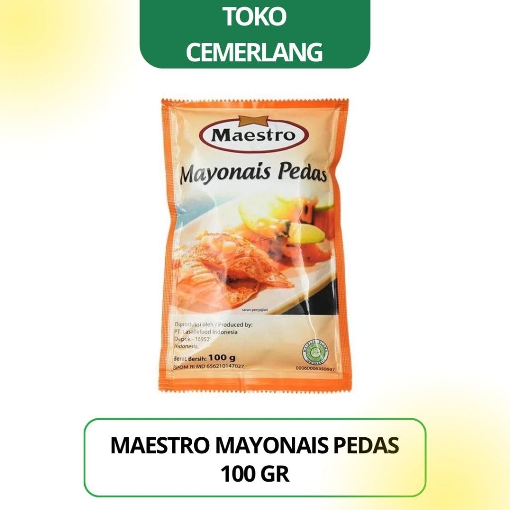 

Maestro Mayonnaise Pedas 100 gr