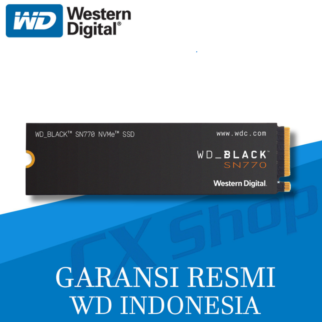 WD Black SSD SN770 250GB / 500GB / 1TB / 2TB M.2 NVMe PCIe Gen 4