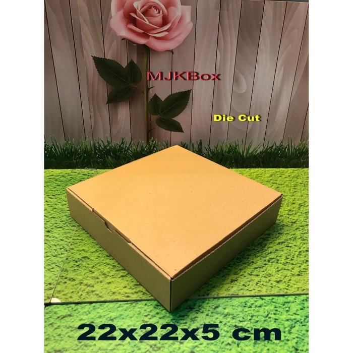 

KARDUS/KARTON/BOX UK.22X22X5 CM..........MODEL KARDUS PIZZA