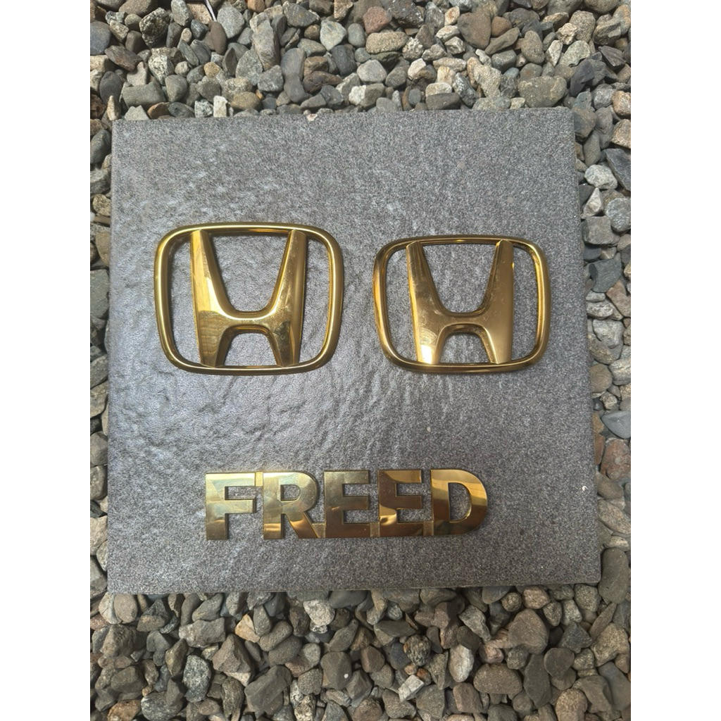 Honda Access Emblem Gold Honda Freed