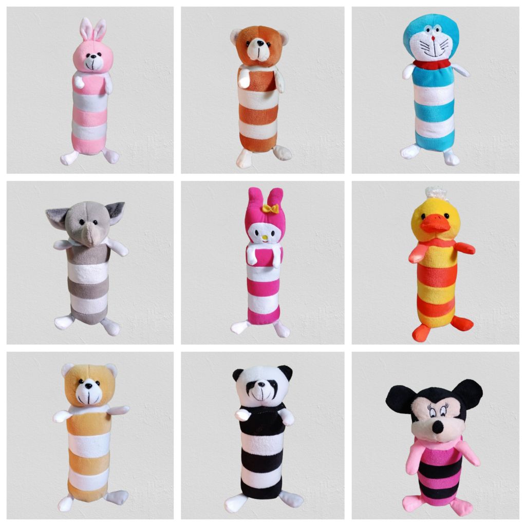 BESTPROMO boneka guling mini karakter Doraemon,bebek,gajah,bear,hello kitty,panda