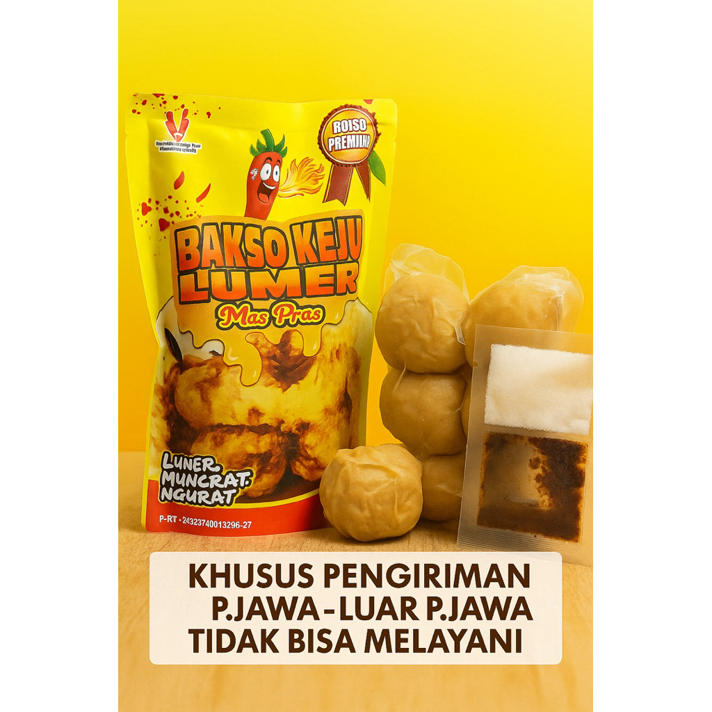 

Paket Ngurat (Bakso keju+Bakso urat)