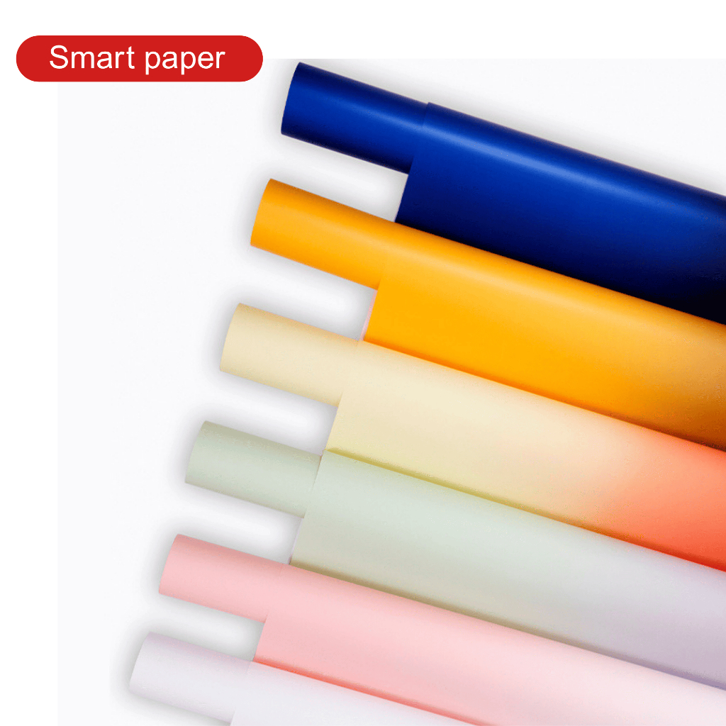 

Kertas Buket Bunga Dua Warna Flower Wrapping Gradient Color Cellophane Waterproof KB033