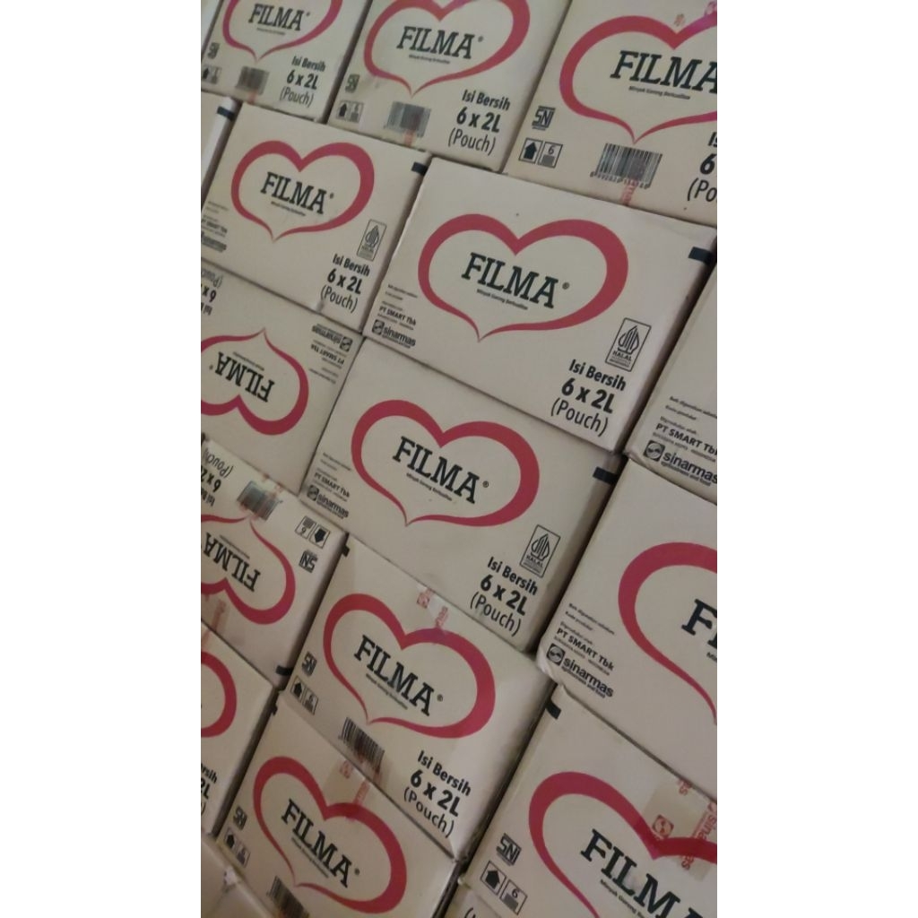 

minyak goreng filma 2L kemasan 1 dus