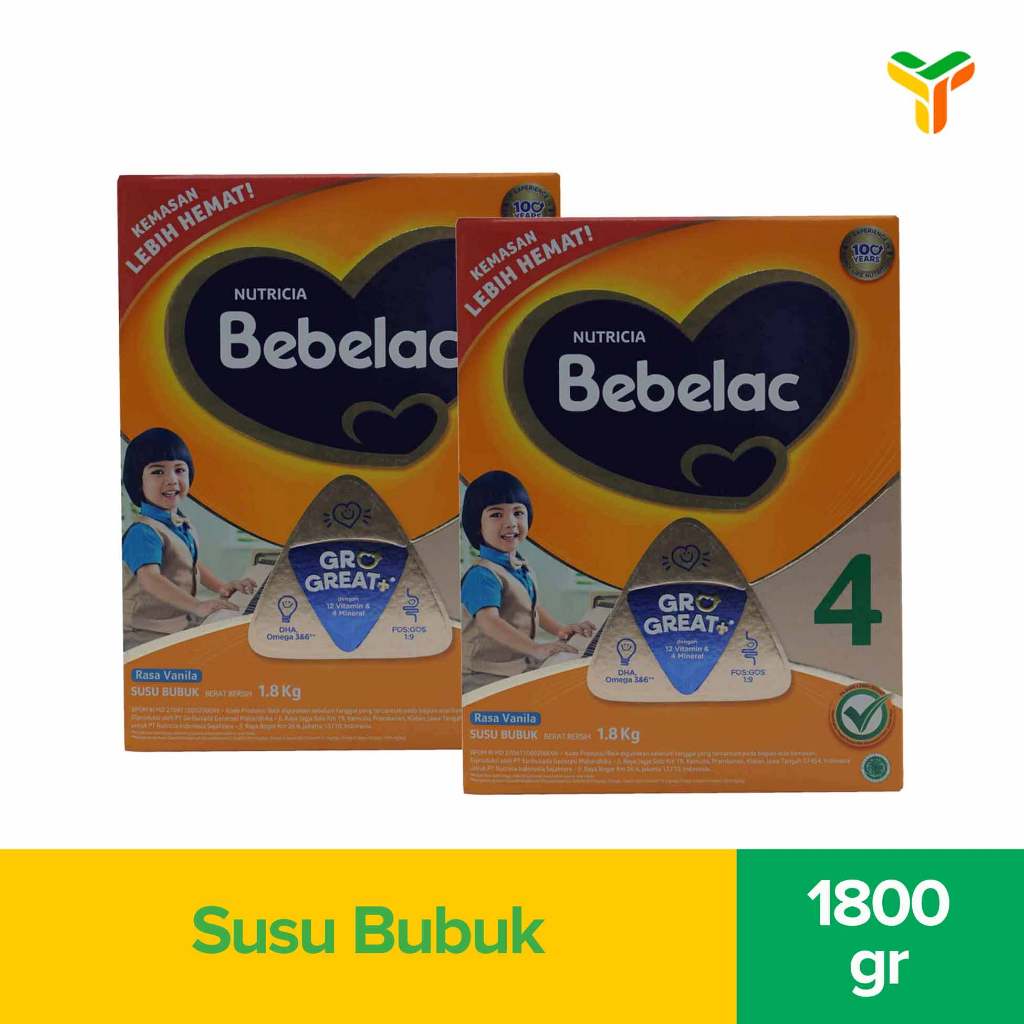 

2Pcs Bebelac 4 Vanila 1800G Box