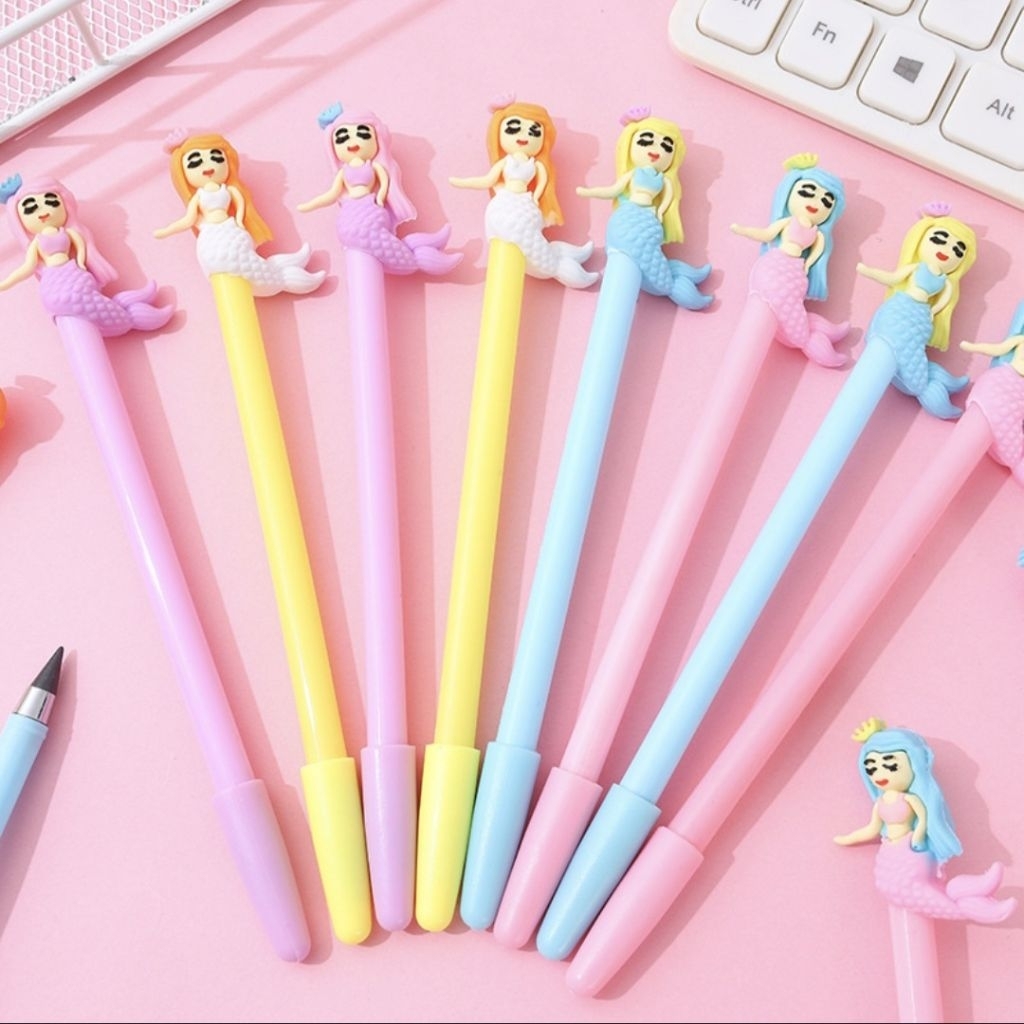 

Pensil Abadi tahan lama tidak perlu diraut Mermaid alat tulis sekolah pensil putri Duyung