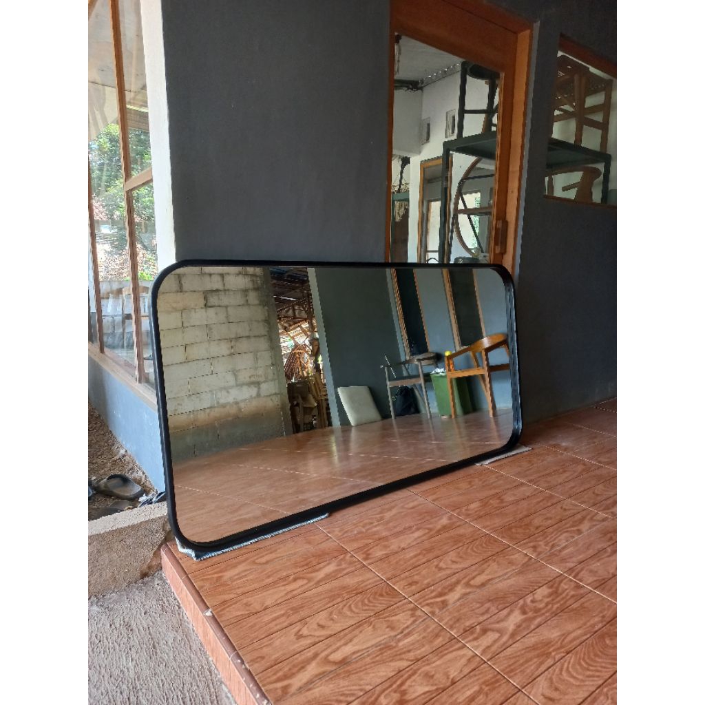 cermin wastafel kamar mandi persegi panjang / cermin full body