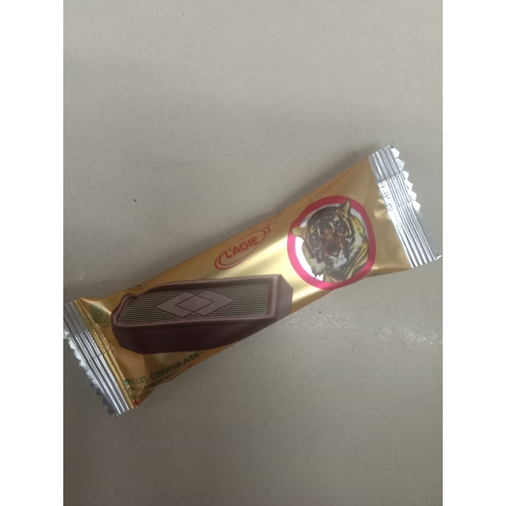 

L'agie Biskuit chocolate tiger 25g
