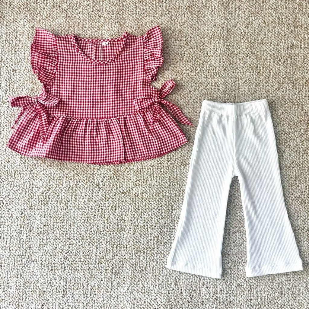 Zihan One Set Anak Perempuan (2 - 7 Tahun) dan Baju Bayik Perempuan (0 bulan - 1 tahun) Model Korean