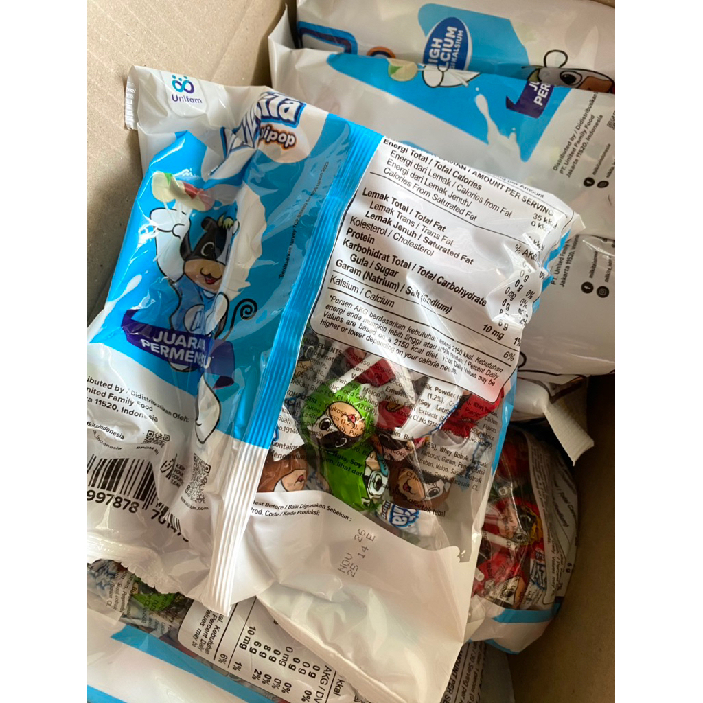 

MILKITA LOLIPOP BAG,1 BAG ISI 30 PCS
