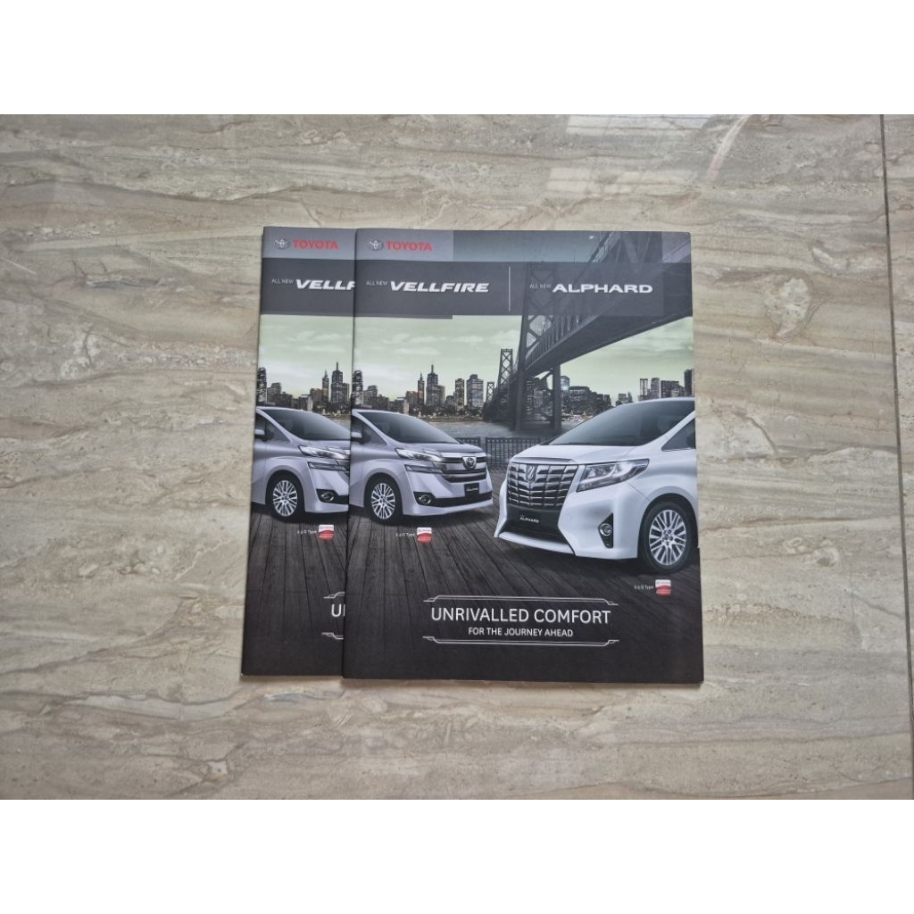 brosur katalog mobil toyota alphard vellfire 2015 booklet buku