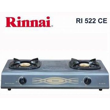 RINNAI 522CE / KOMPOR RINNAI DUA TUNGKU 522CE ABU-ABU