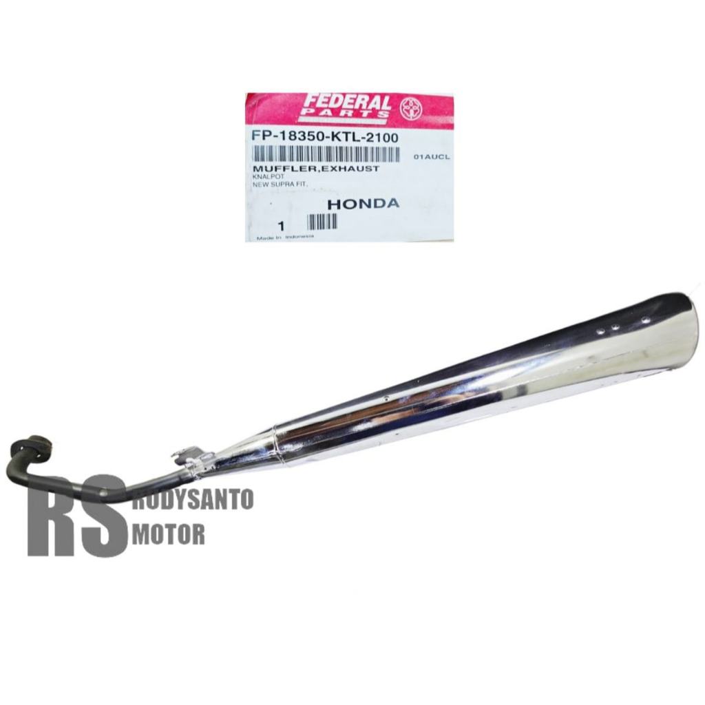 Knalpot Supra Fit New Fit New ori federal FP-18350-KTL-2100