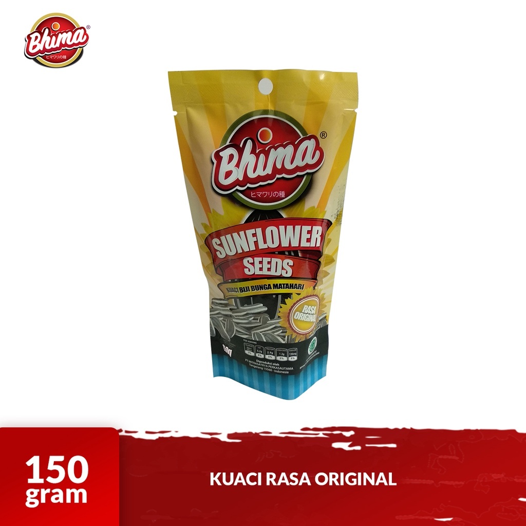 

[oddsolshop] pekanbaru/Bhima Sunflower Seeds 150GR Kuaci Bunga Matahari Rasa Original Snack