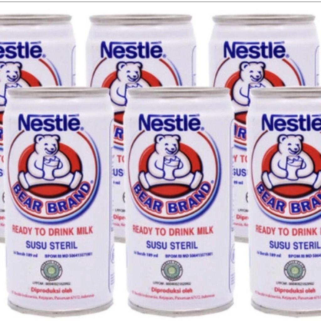 

Nestle Bear Brand Susu Steril 189 ml