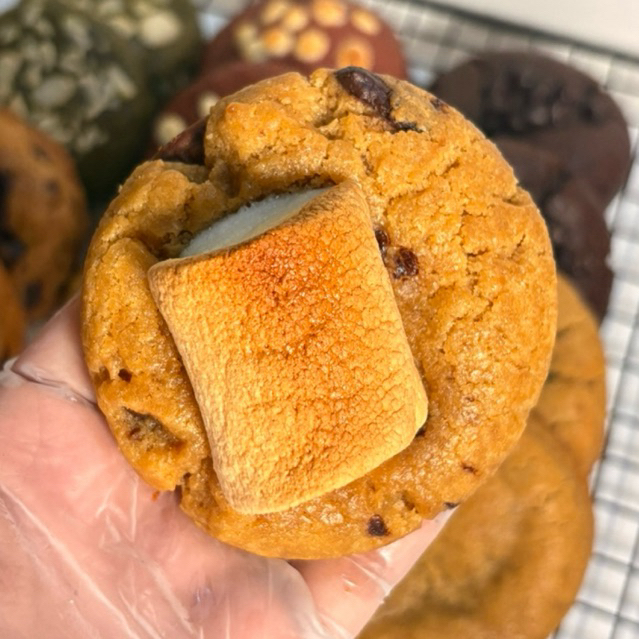 

Smores Cookies | Soft Baked Cookies | NewYork Style Cookies by Uabiites Treats