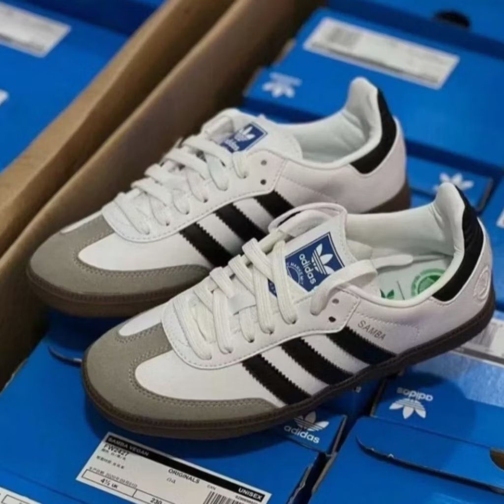 PROMO SEPATU ADIDAS SAMBA PUTIH HITAM CASUAL//SEPATU ADIDAS SAMBA CASUAL FOOTBALL