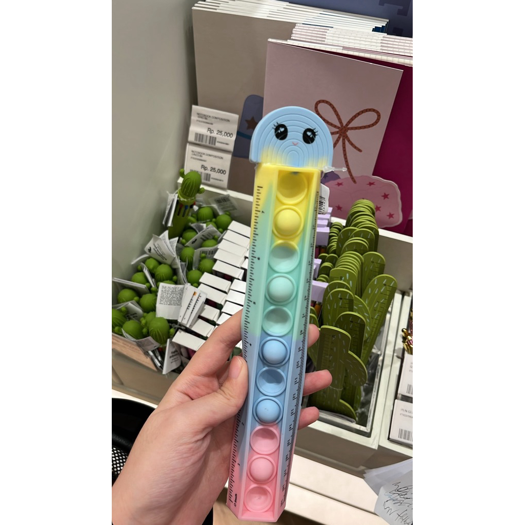 

Jastip Flying Tiger By Lutido | Pop It Ruler Rainbow