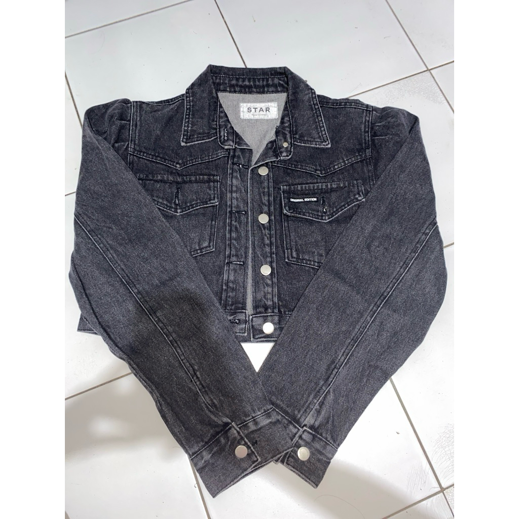 Jaket crop top