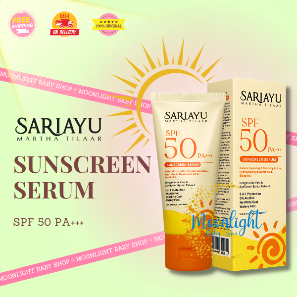 Sariayu Sunscreen Serum 30g SPF 50 PA+++ Sunblock Sunscreen Wajah Sari ayu