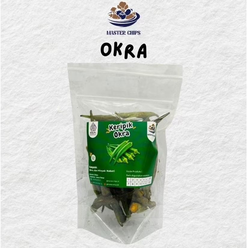

KERIPIK OKRA 50g – Camilan Sehat, Renyah Alami!