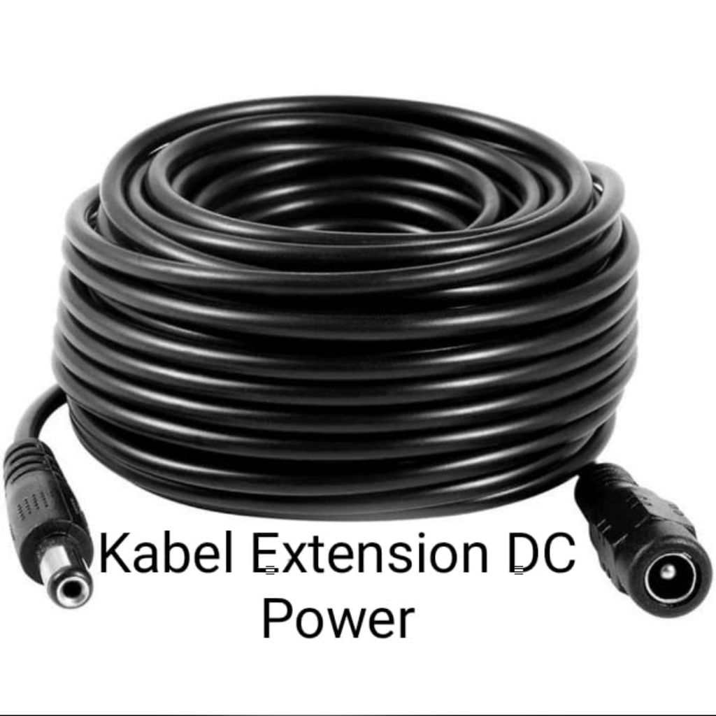 KABEL POWER ADAPTOR DC IP CAMERA CCTV KABEL EXTENSION PANJANG 5 METER