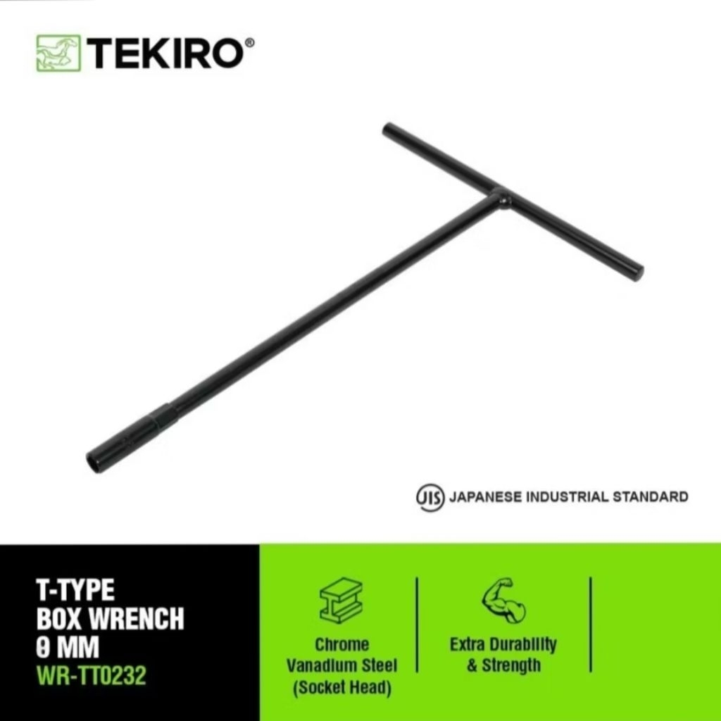 Tekiro Kunci Sock T Ukuran 8mm 100%Tekiro