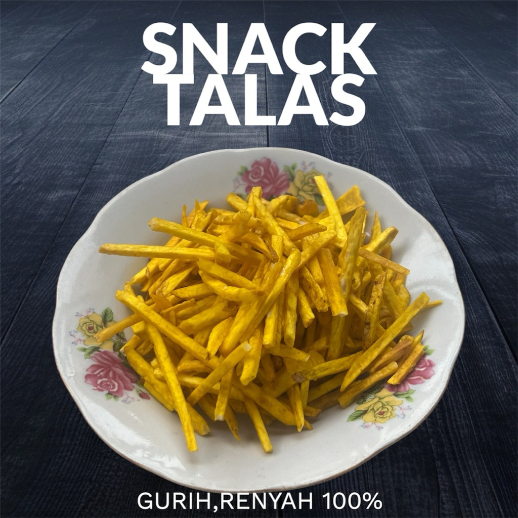 

Stik Talas Kuning Keripik Original Asin Gurih,Renyah Premium-SnackJuara