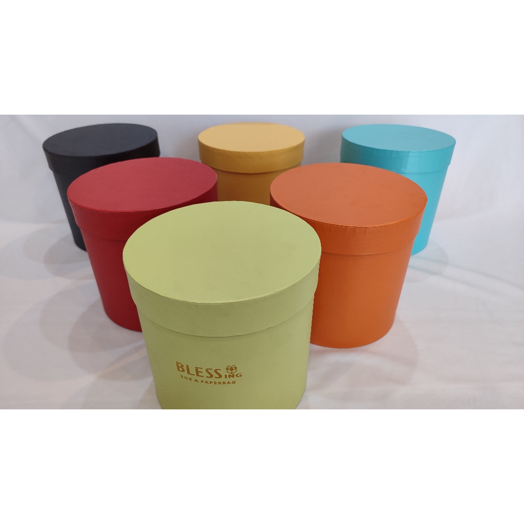 

Bloom Box Round Box Kotak Bunga Kotak Kado Box Bunga Diameter 20 tinggi 20