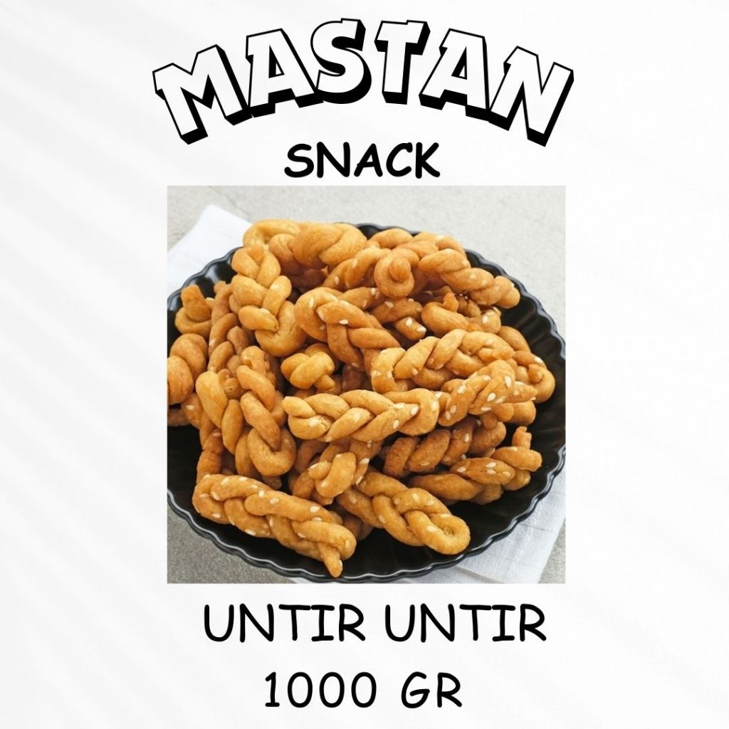 

[1kg] Kue Tambang Crispy Untir Untir Kering