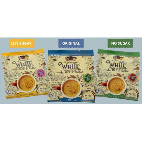 

[ 1 SACHET ] ALI MUTHU WHITE COFFEE KOPI MALAYSIA LESS SUGAR
