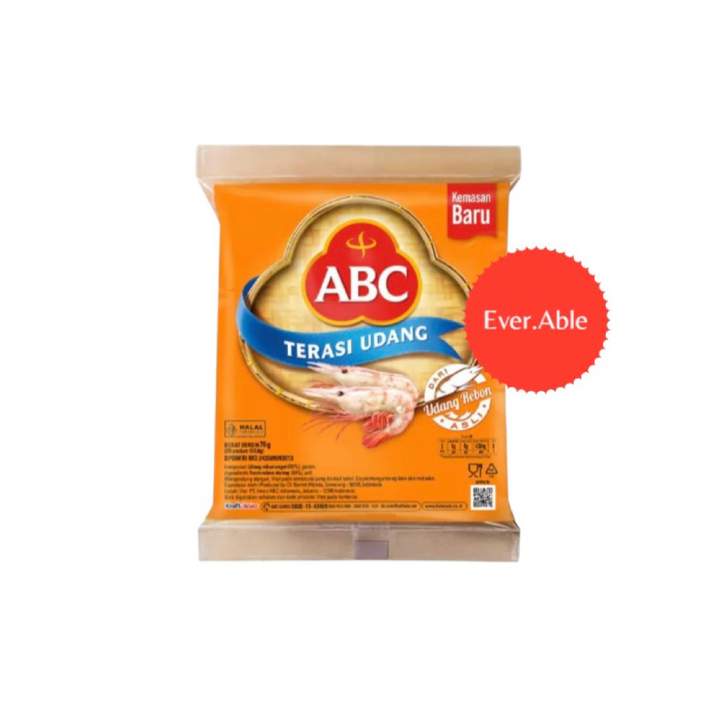 

ABC TERASI UDANG 3.8 GR X 20 SACHET