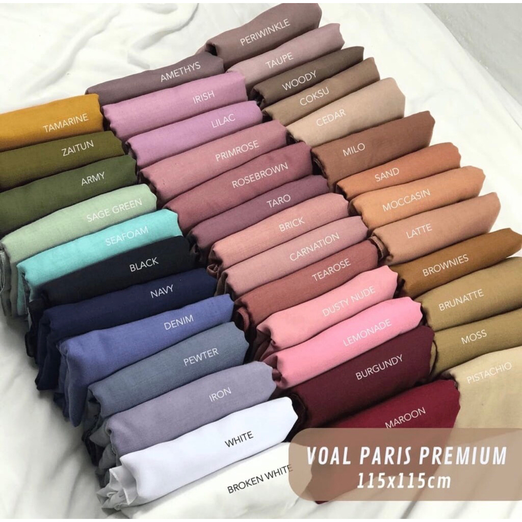 JILBAB PARIS PREMIUM VOAL ANTI LETOY