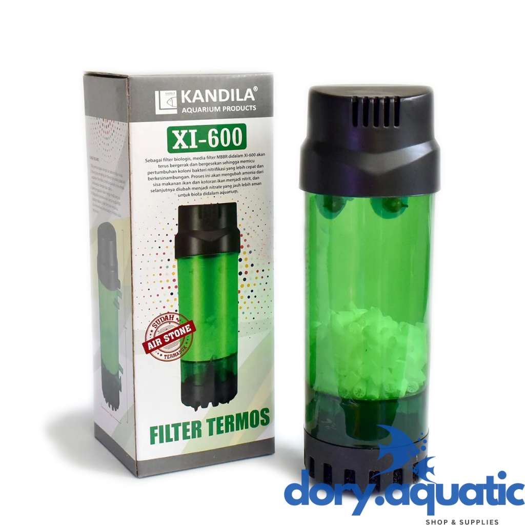 Kandila XI 600 Filter Termos Bubble K1 Moving Bed Filter Kaldnes Tabung Kaldnes Media Aquarium