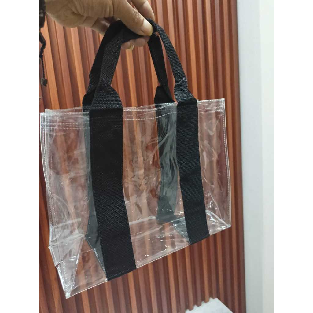 TAS TOTE MIKA KOREA HAMPERS MINI SIZE Hand Bag Mika korea bening