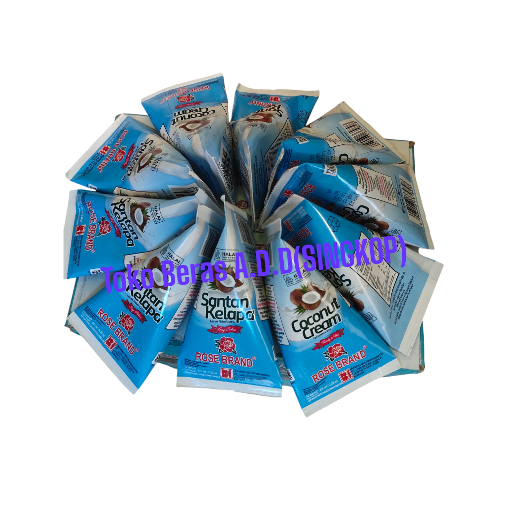 

Santan Kelapa Krim (Coconut Cream) Rose Brand65ml