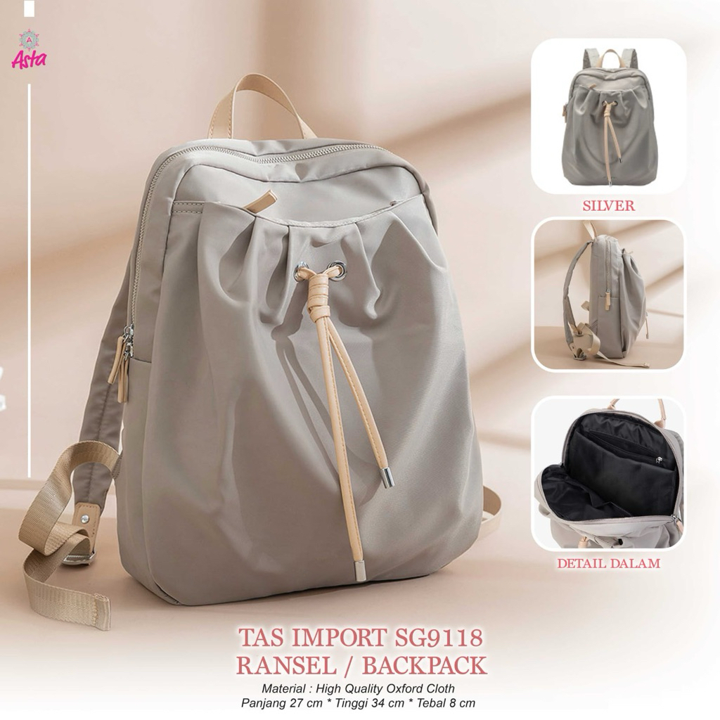 tas import sg9118 by asta / ransel import / tas ransel murah / backpack murah / tas oxford murah / b